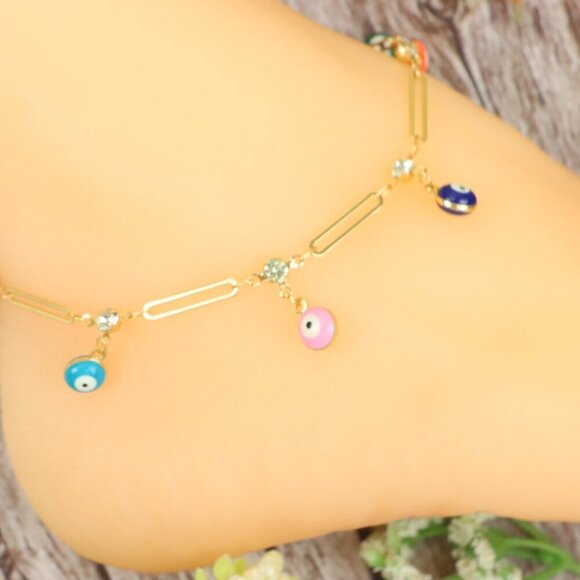 Dainty Anklet for Women – Elegant Everyday Jewelry & Perfect Gift | MLCRC1532 - Picture 7 of 10